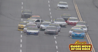 Reese’s Sweet Move of the Race: Cleetus McFarland avoids disaster at Talladega